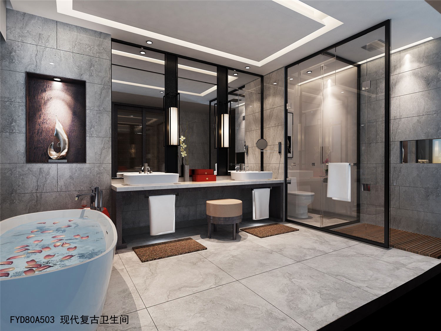 FYD80A503F-洗手间应用效果图