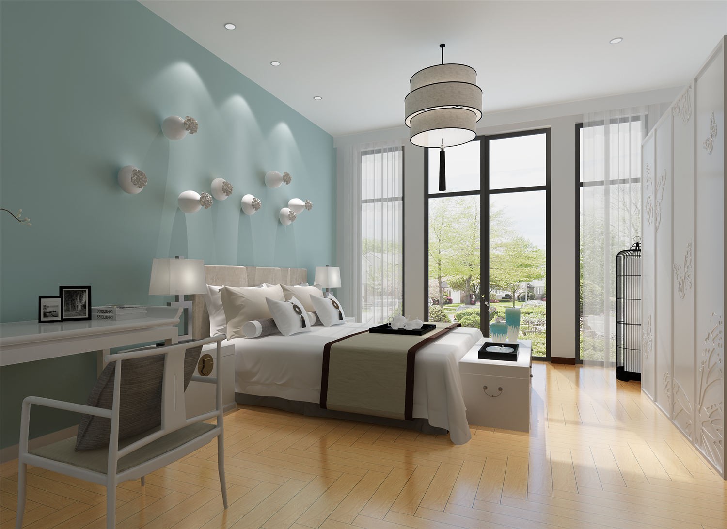 FM915031新中式卧室1