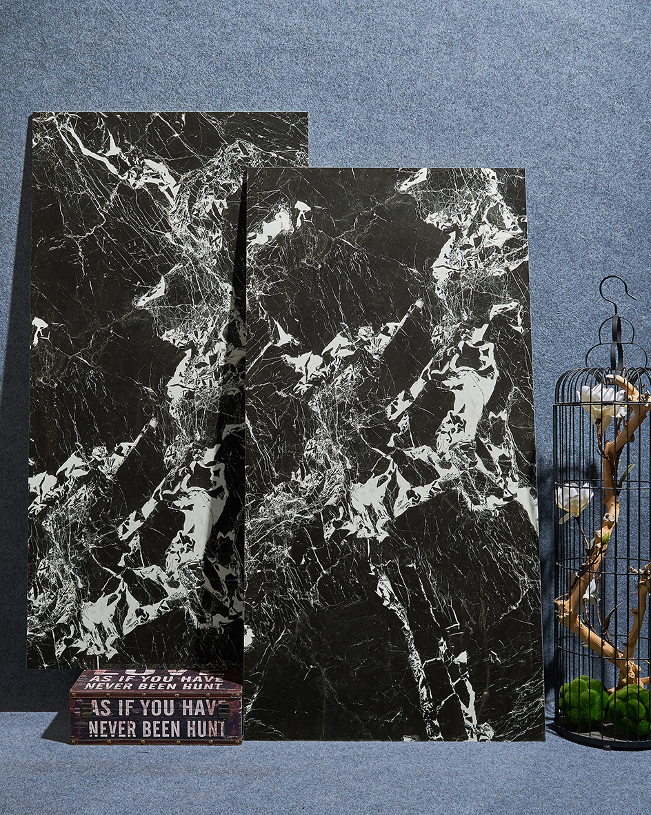 臻·岩板 | 黑郁冰花