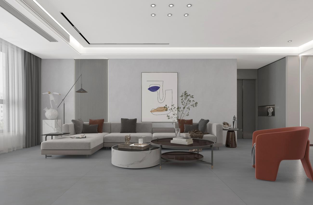 F98SL807 莫奈—素灰色