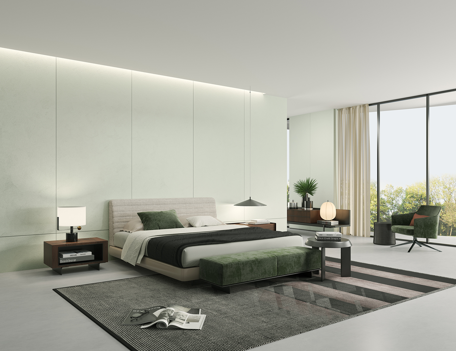 9Y926132E 微水泥薄荷绿 2面 混铺 睡房 (2).jpg